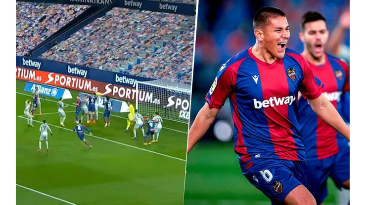 Óscar Duarte marca su primer tanto en esta temporada de La Liga