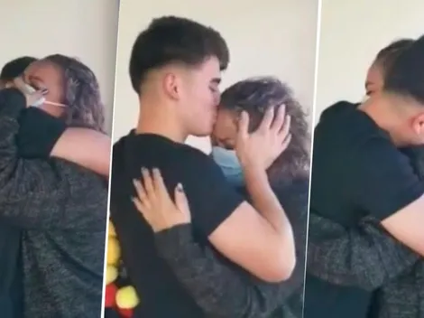 Manfred Ugalde emociona a su madre con regalo navideño