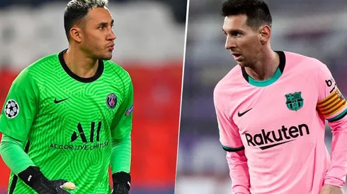 Keylor Navas recibe particular regalo de Lionel Messi