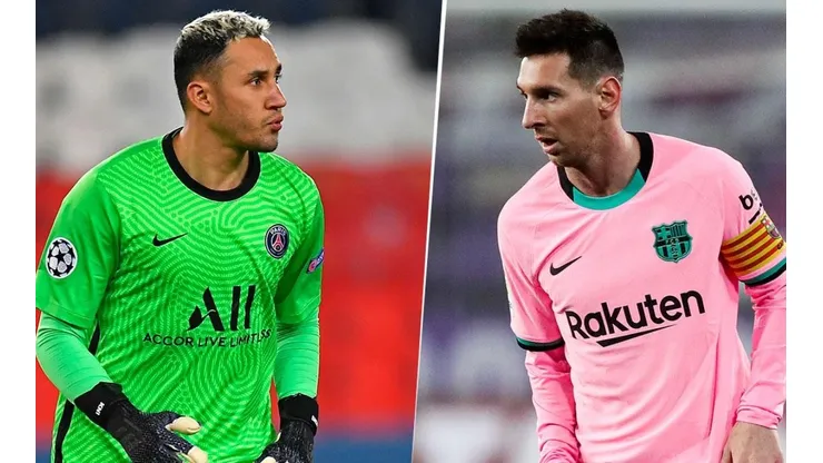 Keylor Navas recibe particular regalo de Lionel Messi
