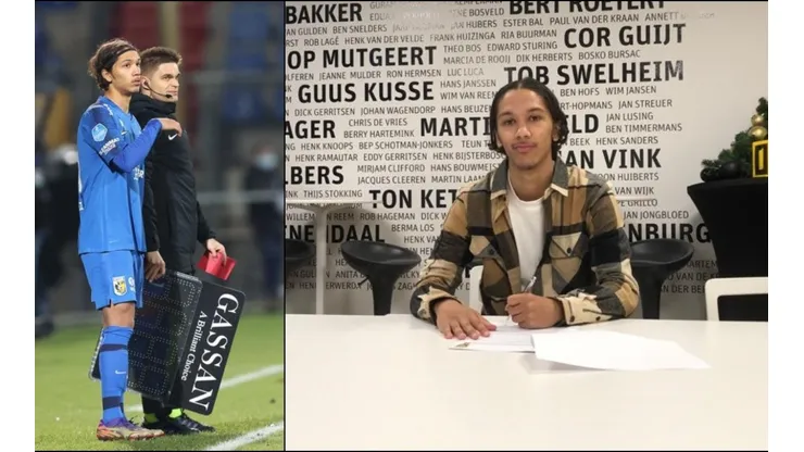 Enrico Hernández firmó contrato profesional con el primer equipo del Vitesse