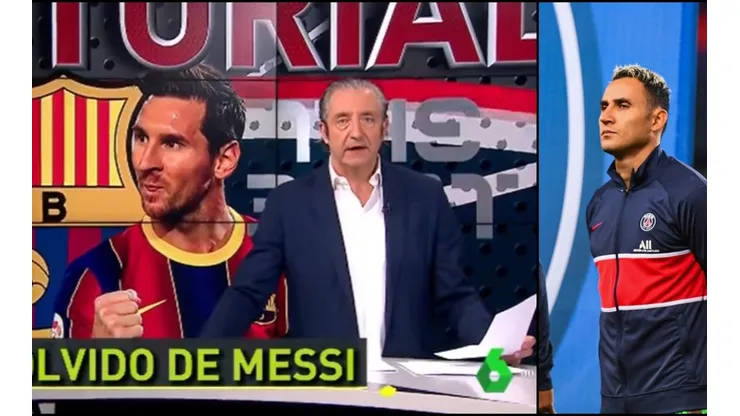Polémica: el dardo de Pedrerol a Messi por haber votado por Keylor Navas