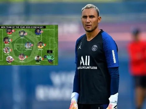 Keylor Navas presente en el 11 ideal de la Concacaf en 2020