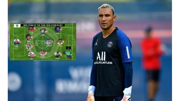 Keylor Navas presente en el 11 ideal de la Concacaf en 2020