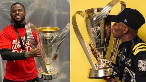 Los costarricenses Waylon Francis y Luis Díaz celebraron el título de la MLS