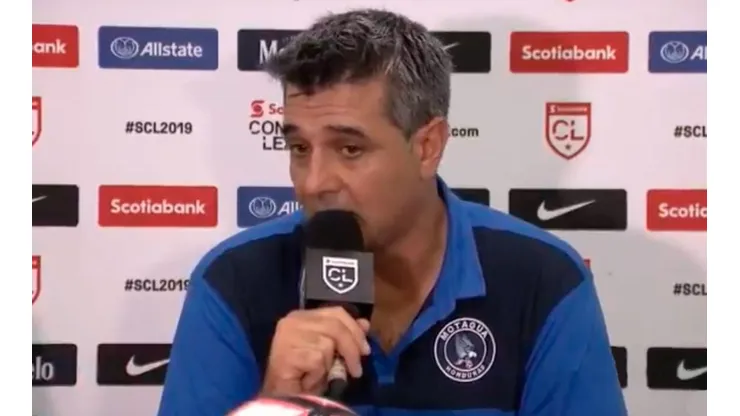 Diego Vázquez, tras el fracaso de Motagua: "Estas cosas pasan cada 500 partidos"
