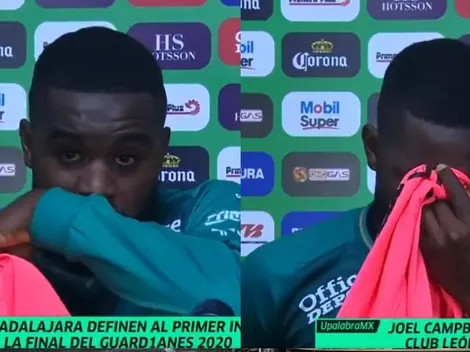 ¡Joel Campbell no aguantó las lágrimas!