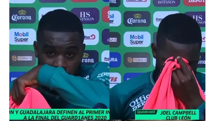 ¡Joel Campbell no aguantó las lágrimas!
