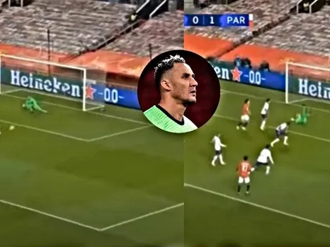 ¡Defensa del PSG no lo ayudó mucho a Keylor!