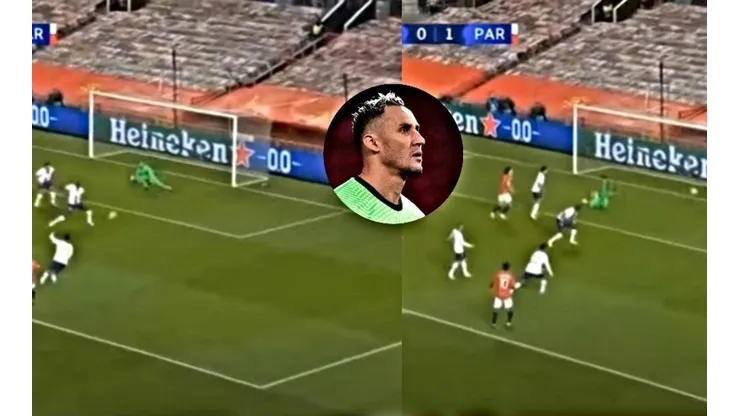 ¡Defensa del PSG no lo ayudó mucho a Keylor!
