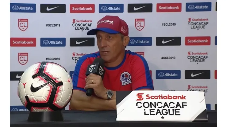 Pedro Troglio catalogó de histórico el triunfo de Olimpia contra Motagua