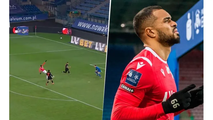 Felicio Brown marca un golazo para el Wisla Cracovia [VIDEO]