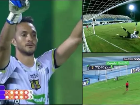 Ricardo Jerez atajó dos penales y le dio la clasificación al Alianza Petrolera contra Millonarios