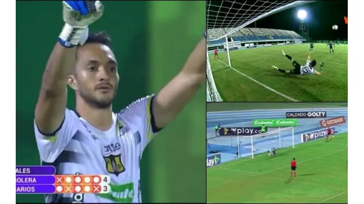Ricardo Jerez atajó dos penales y le dio la clasificación al Alianza Petrolera contra Millonarios