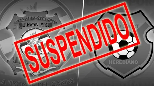 Limón vs. Herediano es suspendido por Unafut
