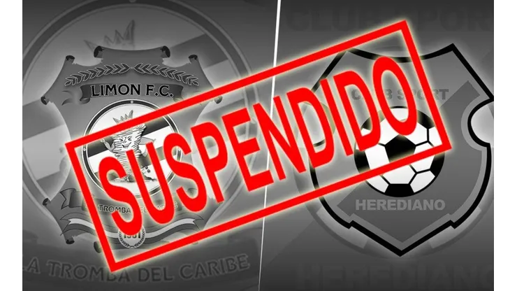 Limón vs. Herediano es suspendido por Unafut