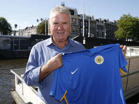 Guus Hiddink, entrenador de Curazao, se ve ganando el grupo de Guatemala