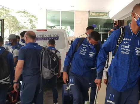 Honduras arribó a Guatemala para afrontar el partido amistoso