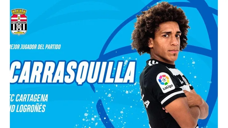 Adalberto Carrasquilla fue distinguido como MVP en partido con Cartagena