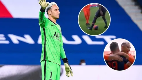 Keylor Navas le hace espectacular caño a Neymar y lo deja loco