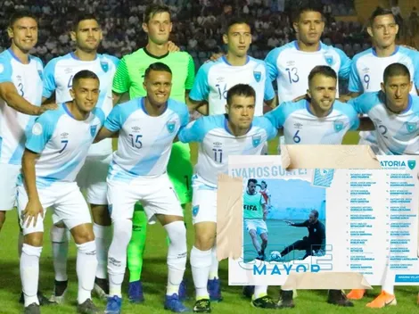 Guatemala dio a conocer a los convocados para enfrentar a Honduras