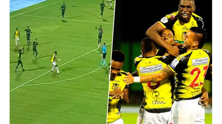 Brayan Gil marca un hat trick para Alianza Petrolera y lo clasifica a octavos