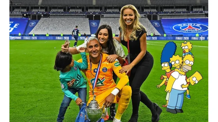 Keylor Navas al mundo de Los Simpson
