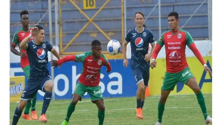 Motagua y Marathón empataron en un vibrante partido