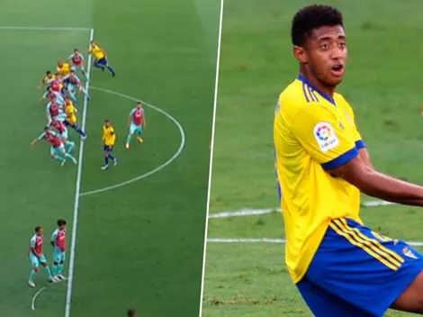 El VAR le anula mal un gol al Cádiz por supuesto offside de Anthony Lozano