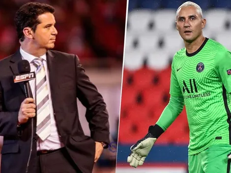 Andrés Agulla elogia actuación de Keylor Navas y lo califica de "arquero top del mundo"