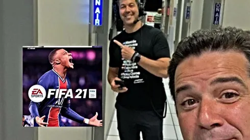 Andrés Agulla y Fernando Palomo juntos en el FIFA 2020