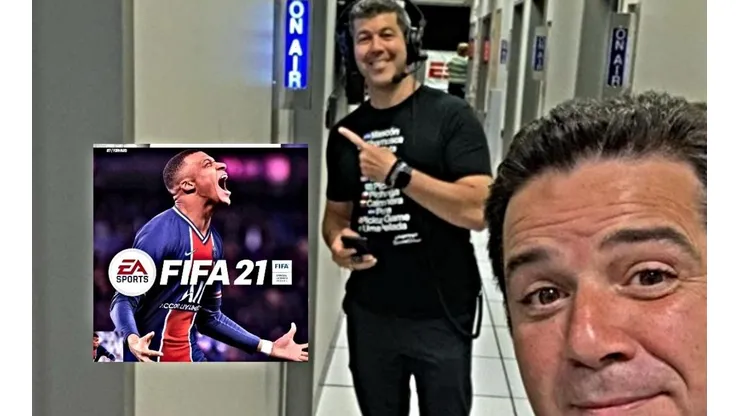 Andrés Agulla y Fernando Palomo juntos en el FIFA 2020