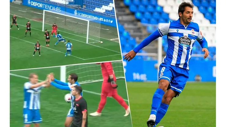 Celso Borges volvió a marcar para Deportivo La Coruña