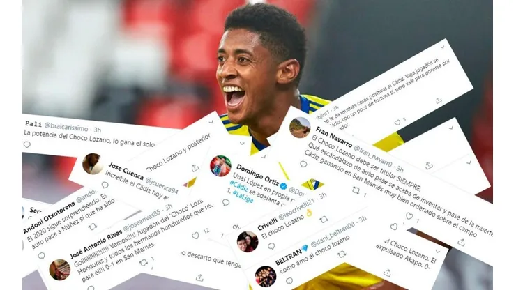 Anthony "Choco" Lozano desata locura en afición del Cádiz