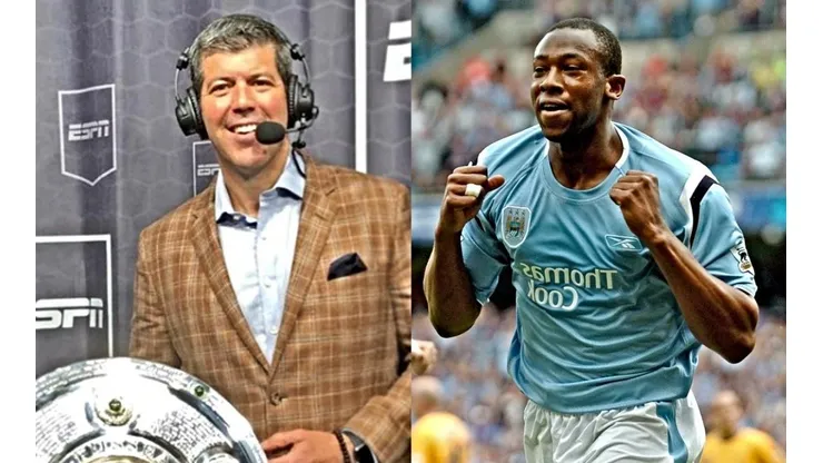 Fernando Palomo junto a Paulo Wanchope