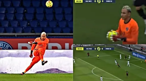 Keylor Navas con el PSG en la Ligue 1