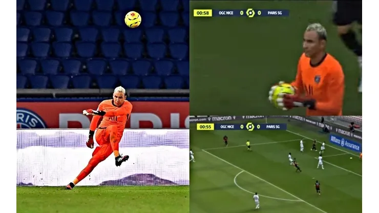 Keylor Navas con el PSG en la Ligue 1