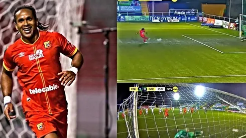 Jonathan McDonald con la camiseta de Herediano