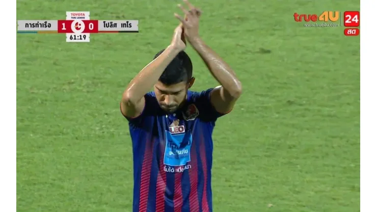 ¡Después de un año! Nelson Bonilla volvió a jugar un partido oficial