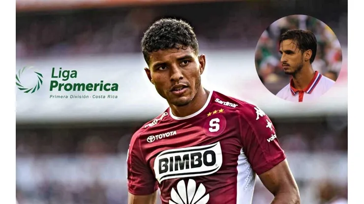 Johan Venegas con la camiseta del Deportivo Saprissa
