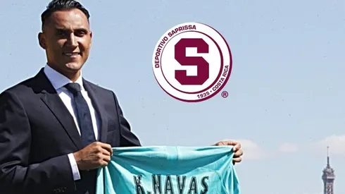 Keylor Navas portando la camiseta del PSG