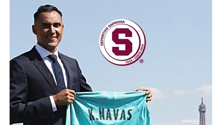 Keylor Navas portando la camiseta del PSG