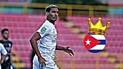 Marcel Hernández con la camiseta del Cartaginés