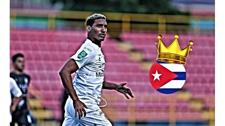 Marcel Hernández con la camiseta del Cartaginés