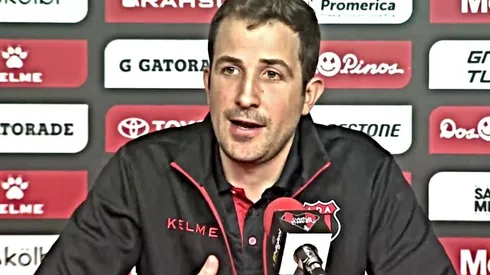 Agustín Lleida en rueda de prensa