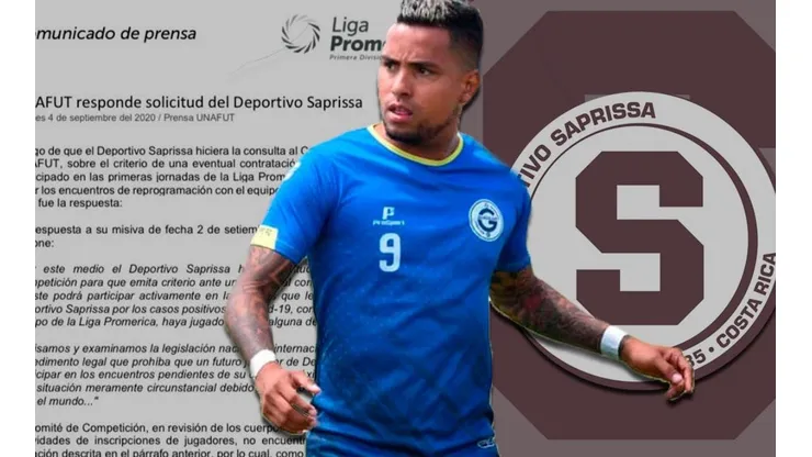 Respuesta de Unafut acerca a Saprissa con Frank Zamora