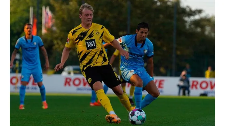 Cristian Gamboa fue titular en la victoria del Bochum contra Borussia Dortmund