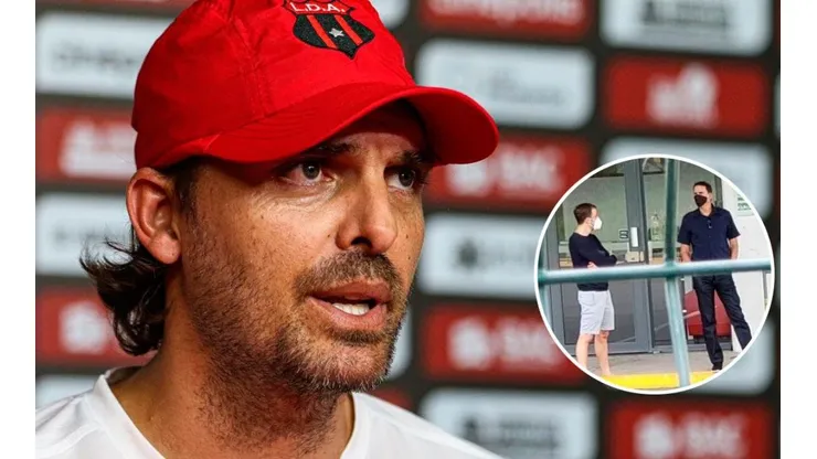 Andrés Carevic se mostró molesto con las versiones que ponían en tela de juicio su continuidad en Alajuelense.
