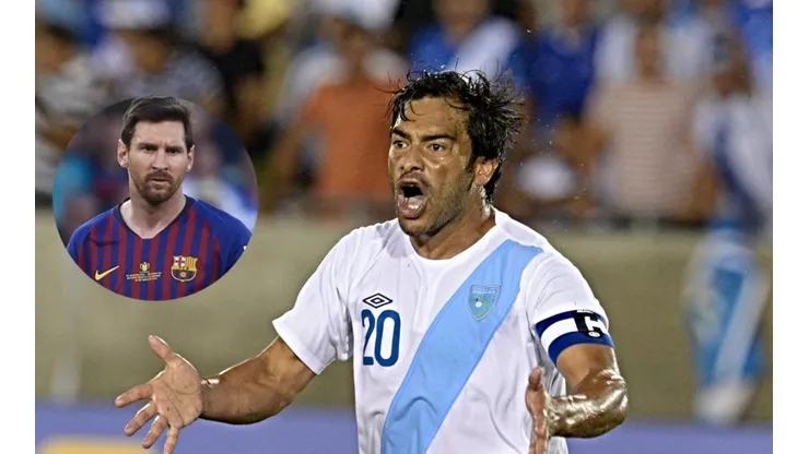 Carlos Ruiz con la selección de Guatemala