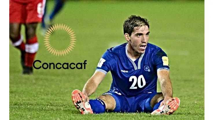 Pablo Punyed con la camiseta de El Salvador